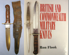 RARE**WW2 Era MK 1 British Army In India /Chindit Paratroopers Fighting Knife & Scabbard With Period Leather Frog. Knive