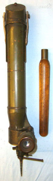 R&JB (Beck Ltd) No.14 TPL MK 4 Brass Trench Periscope By R&J Beck Ltd With Screw Off Wood Handle Sight & Optic