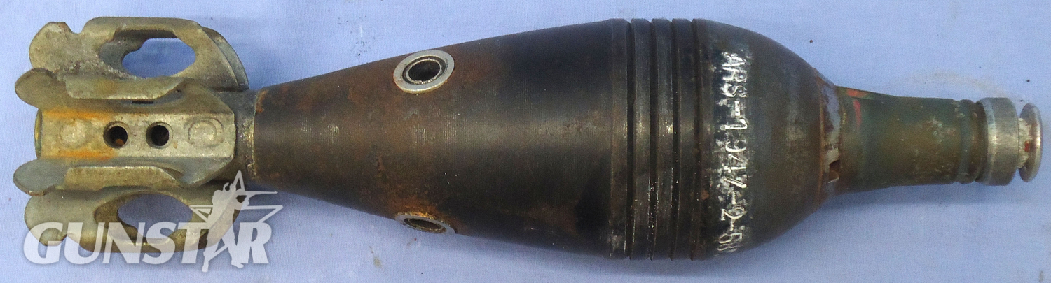DEACTIVATED INERT. French, 1947 Dated, Unfired Brandt Mle 35 60mm Smoke Mortor. - O 2023 DEACTIVATED INERT. French, 1947 Dated, Unfired Brandt Mle 35 60mm Smoke Mortor. - O 2023  Other Ammunition - {CATEGORY} in 