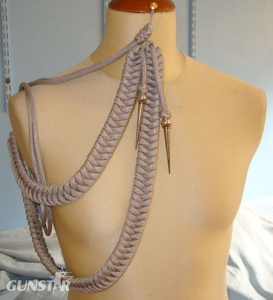 German Luftwaffe Staff Officer’s Full Dress Uniform Aluminum Bullion Aiguillette German Luftwaffe Staff Officer’s Full Dress Uniform Aluminum Bullion Aiguillette Clothing in 