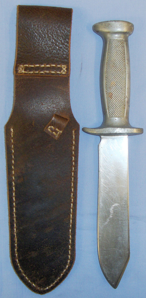  Rare* 1940-1944 French Vichy Military Youth Building Knife ‘Le Couteau Des Chantiers De Jeu Nesse’ and Original Leather Sheath. ED 2690. Dagger