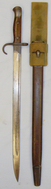Early* British 1907 Hooked Quillon Bayonet, scabbard and Frog. BAYO 422. Bayonet