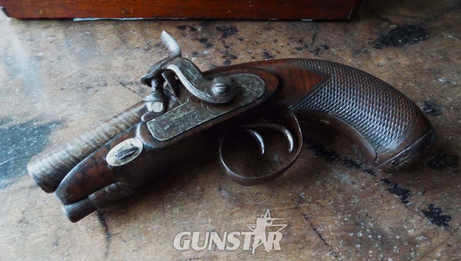 Collins of London Pocket Pistol .42 Cal Muzzleloader Muzzleloader - {CATEGORY}