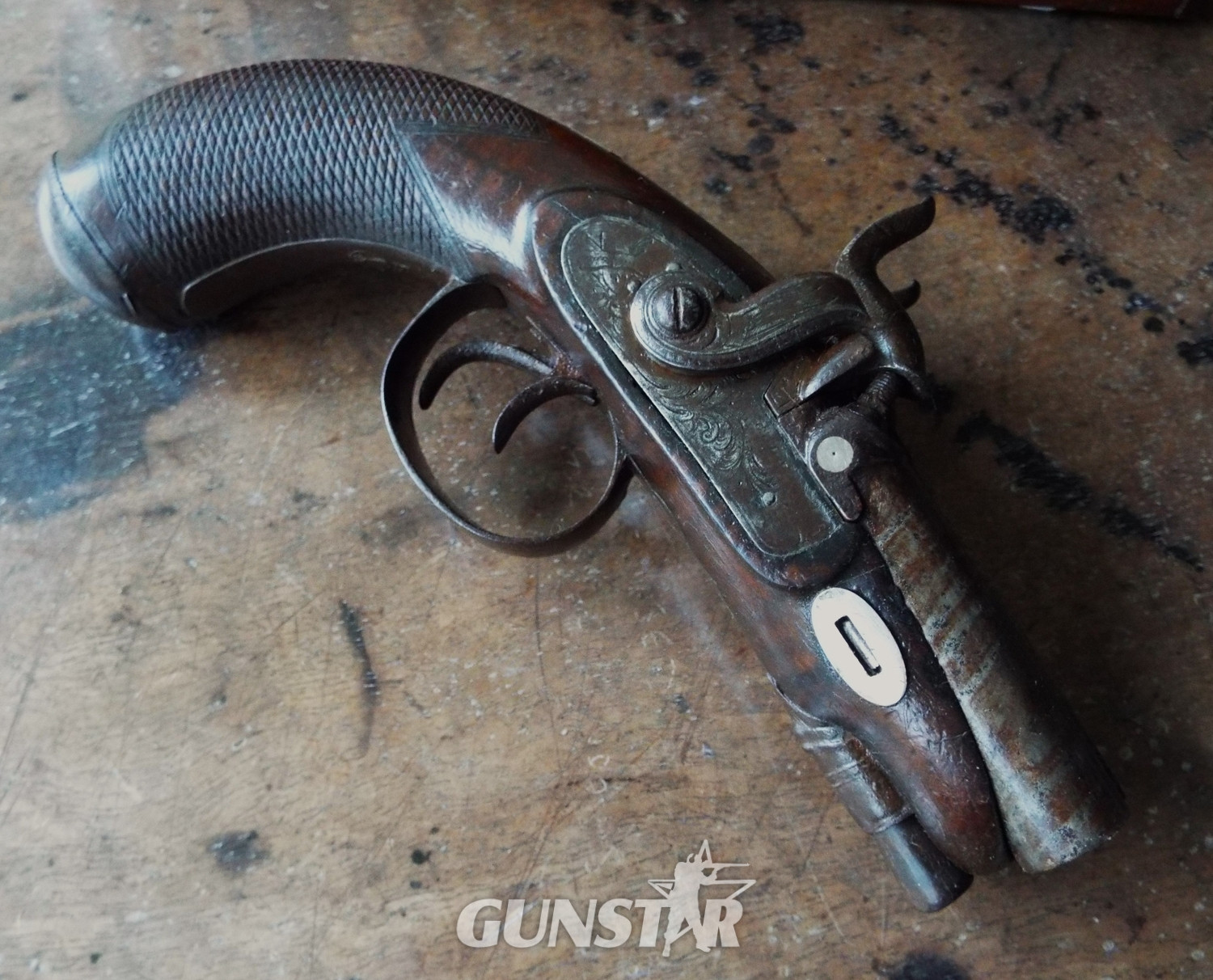 {CATEGORY} - Collins of London Pocket Pistol .42 Cal Muzzleloader Muzzleloader in 