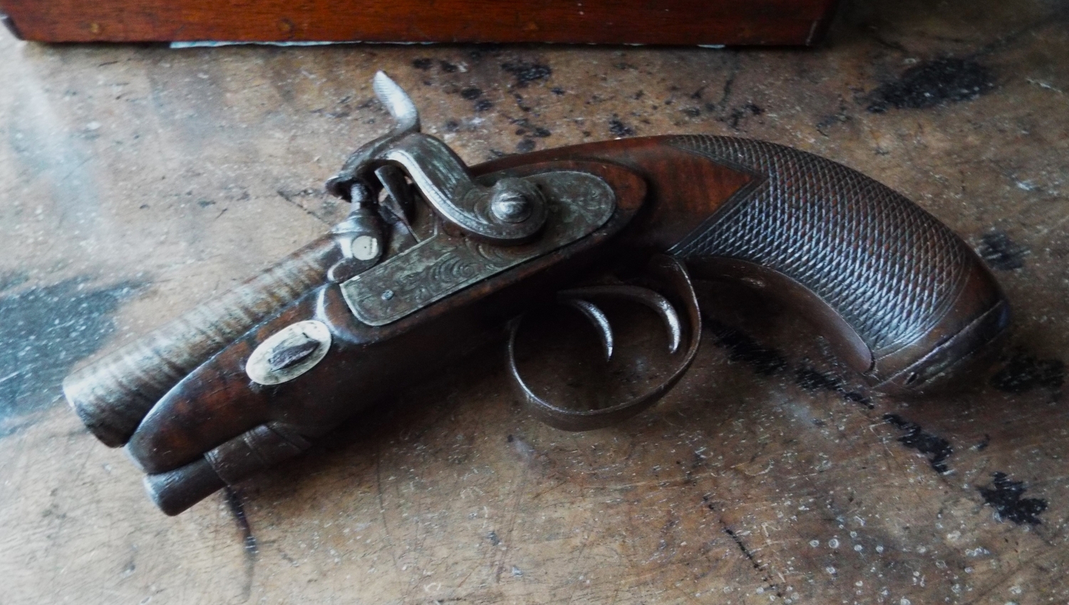 Collins of London Pocket Pistol .42 Cal Muzzleloader Muzzleloader - {CATEGORY}