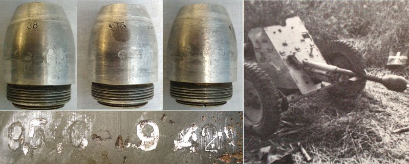  INERT DEACTIVATED. German, rare, 3.7cm Stielgranate 41 Hollow Charge, High Explosive Anti-Tank (HEAT) For German 3.7cm Pak 36 Anti-Tank Gun. - O 2190 INERT DEACTIVATED. German, rare, 3.7cm Stielgranate 41 Hollow Charge, High Explosive Anti-Tank (HEAT) For German 3.7cm Pak 36 Anti-Tank Gun. - O 2190  Other Ammunition