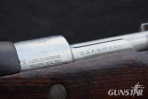 Mauser Argentinian Modelo 1909 Bolt Action 7.65x53mm Mauser Rifle 