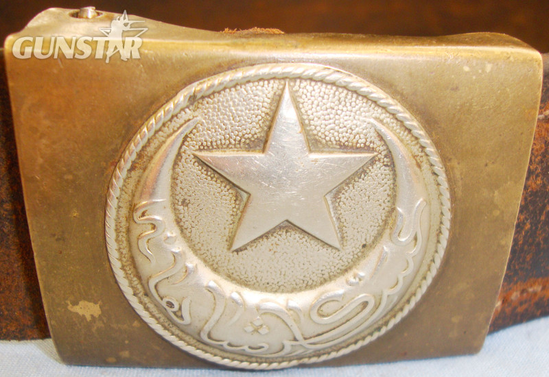 WWI Ottoman Empire Turkish Other Ranks M1909 Belt Buckle and Leather Belt. 20538. WWI Ottoman Empire Turkish Other Ranks M1909 Belt Buckle and Leather Belt. 20538. Antique & Militaria in 
