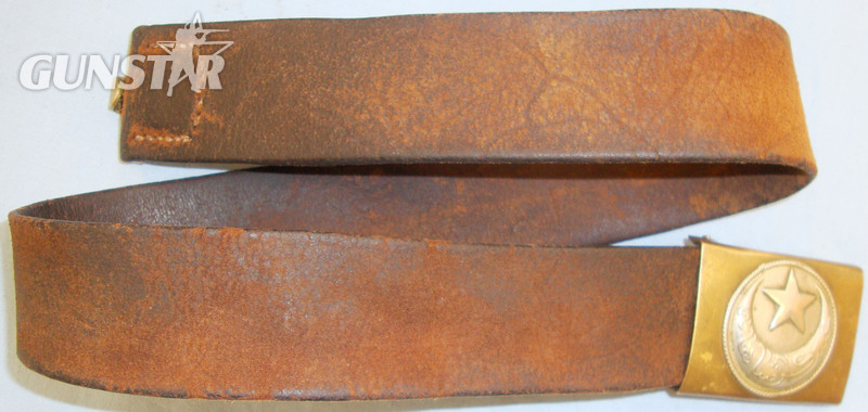  WWI Ottoman Empire Turkish Other Ranks M1909 Belt Buckle and Leather Belt. 20538. WWI Ottoman Empire Turkish Other Ranks M1909 Belt Buckle and Leather Belt. 20538. Antique & Militaria