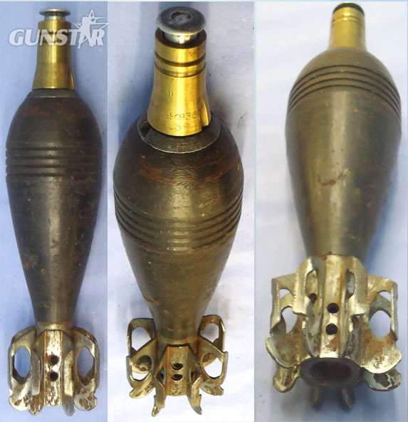 DEACTIVATED INERT. French, 1938 Dated, Unfired Brandt Mle 35 60mm High Explosive (HE) Mortor. - O 2022 DEACTIVATED INERT. French, 1938 Dated, Unfired Brandt Mle 35 60mm High Explosive (HE) Mortor. - O 2022  Other Ammunition in 