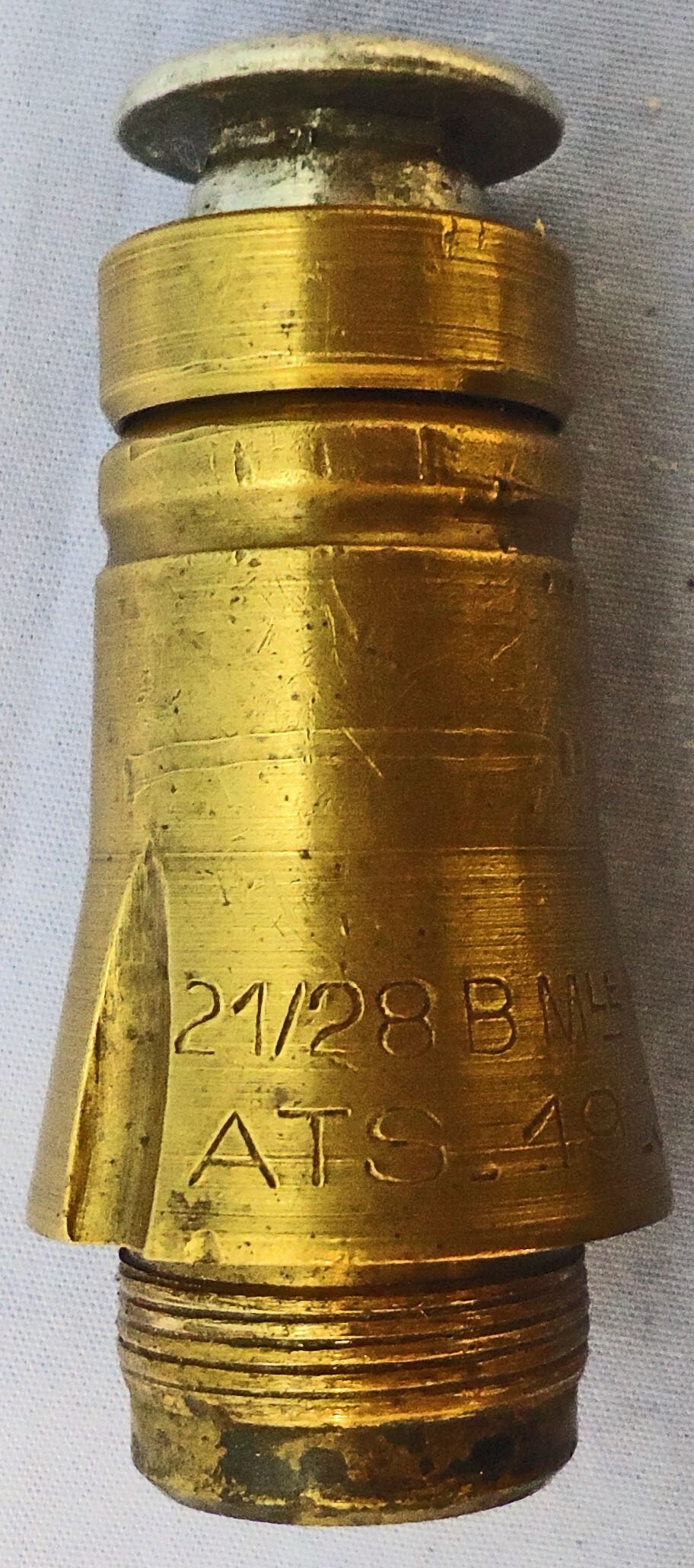 {CATEGORY} - DEACTIVATED INERT. French, 1938 Dated, Unfired Brandt Mle 35 60mm High Explosive (HE) Mortor. - O 2022 DEACTIVATED INERT. French, 1938 Dated, Unfired Brandt Mle 35 60mm High Explosive (HE) Mortor. - O 2022  Other Ammunition in 