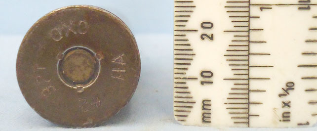 DEACTIVATED INERT WW2 (1942 dated) German 15 mm MK151/15 (15x96) HEIT (High Expl DEACTIVATED INERT WW2 (1942 dated) German 15 mm MK151/15 (15x96) HEIT (High Expl