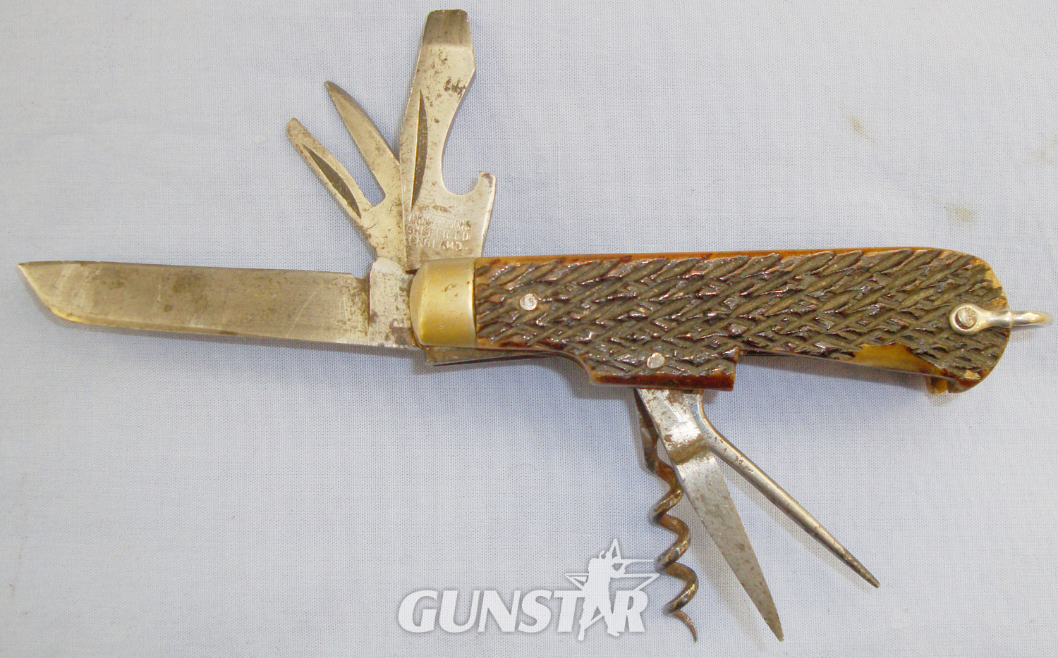  C1900 J. Nowill & Sons ‘Sportsmans Multi-Blade Pocket Knife’. ED 2204. Knive