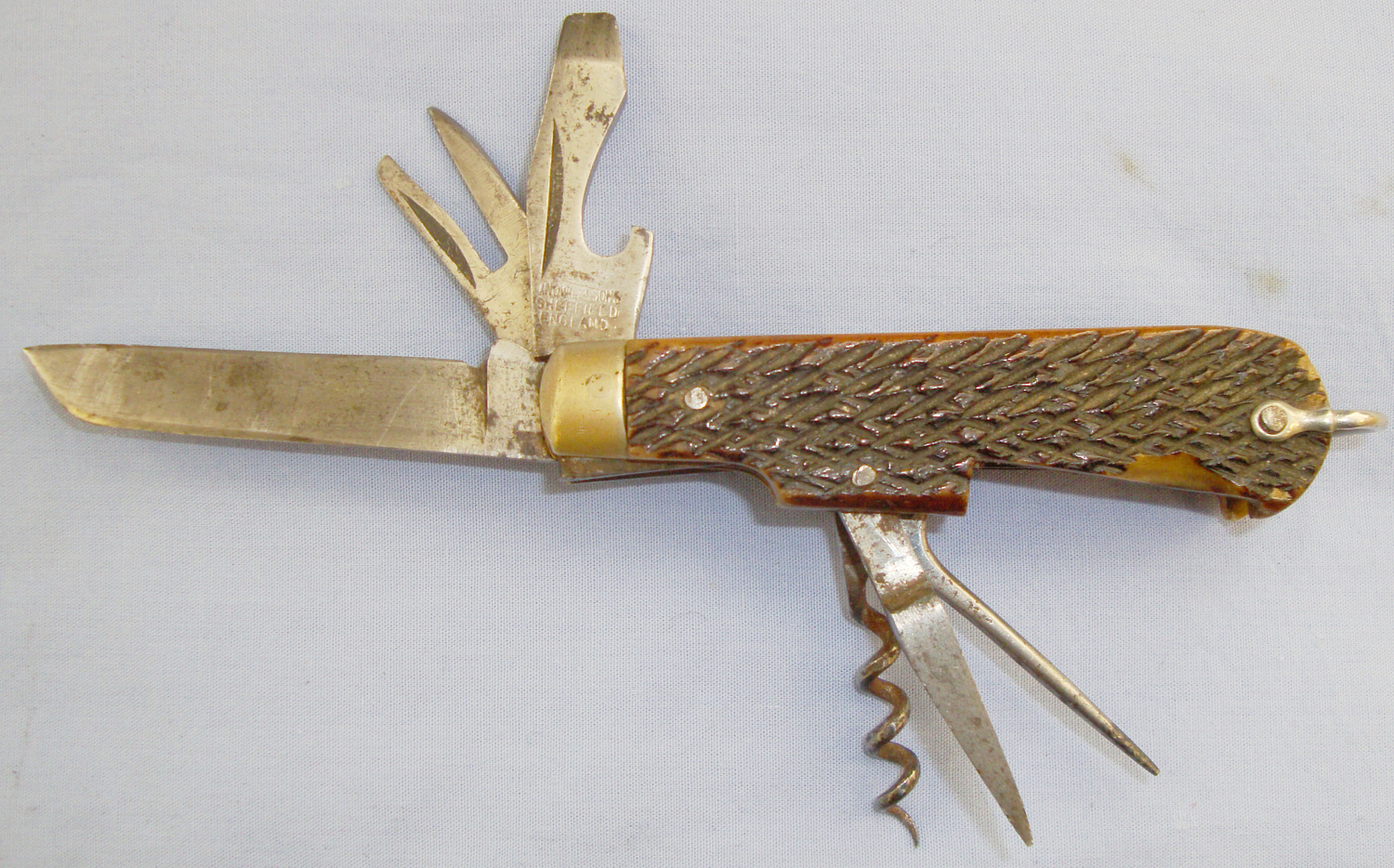  C1900 J. Nowill & Sons ‘Sportsmans Multi-Blade Pocket Knife’. ED 2204. Knive