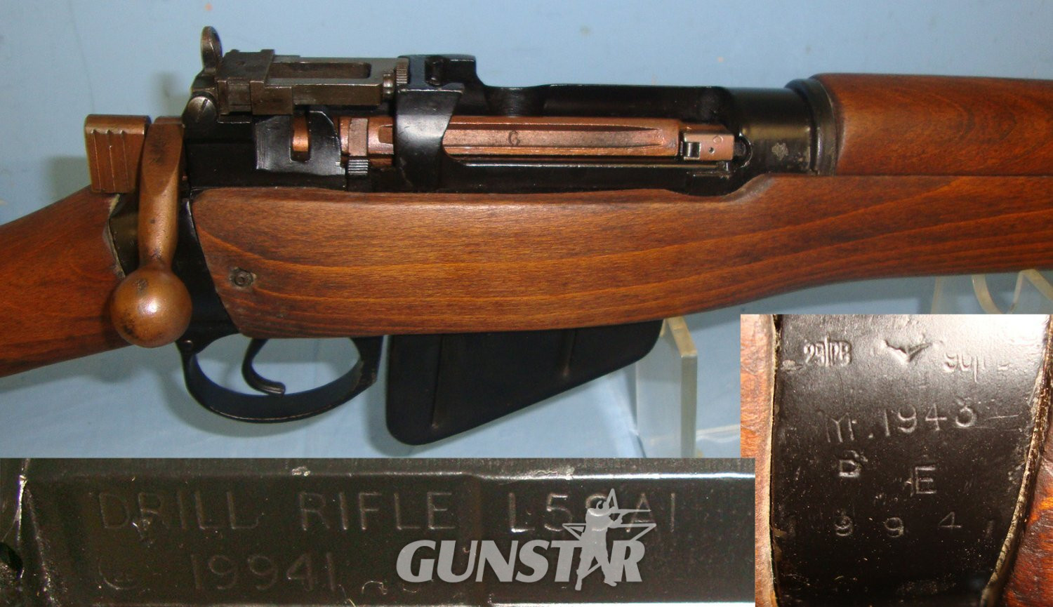 Royal Small Arms Factory (Enfield) With Original Webbing Sling**UK 2001 DEACTIVATION CERTIFICATED** Sn 22259 Bolt Action None Rifle