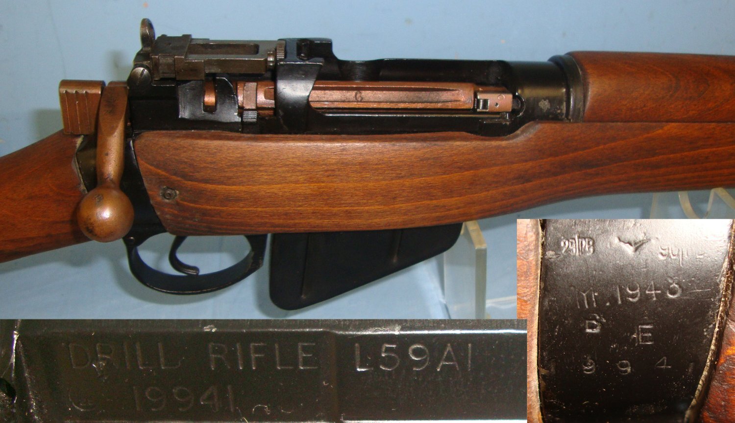 Royal Small Arms Factory (Enfield) With Original Webbing Sling**UK 2001 DEACTIVATION CERTIFICATED** Sn 22259 Bolt Action None Rifle