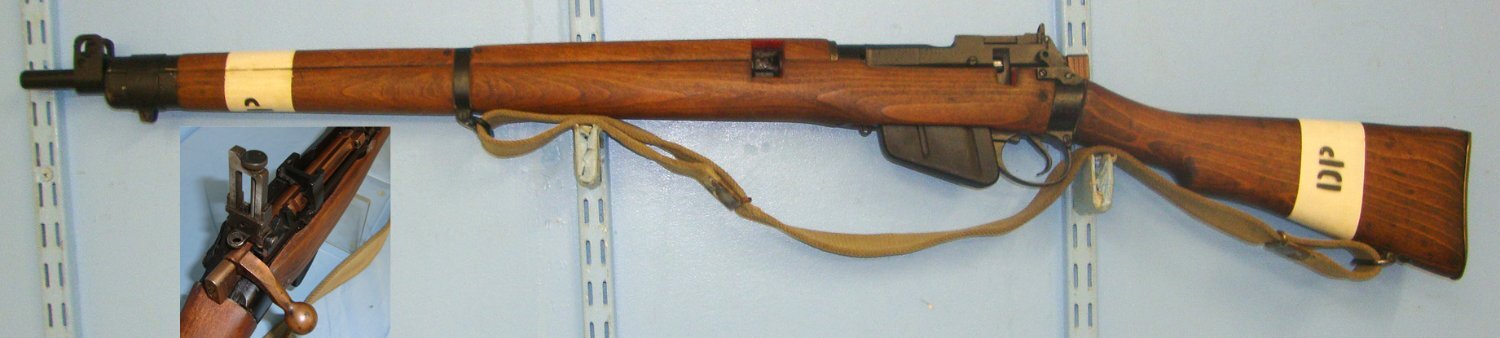  Royal Small Arms Factory (Enfield) With Original Webbing Sling**UK 2001 DEACTIVATION CERTIFICATED** Sn 22259 Bolt Action None Rifle