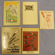 A Set of 5 Books on Bowie Knife, Axes, the M1880/90 and Hunting Knives. 20300:4. Other Blade