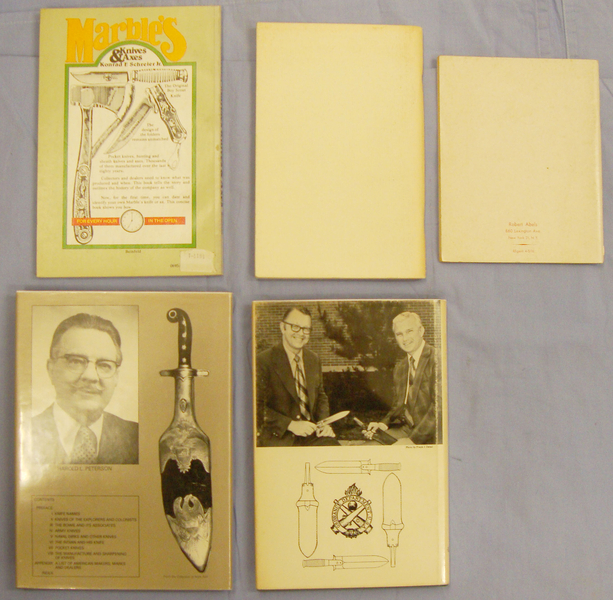  A Set of 5 Books on Bowie Knife, Axes, the M1880/90 and Hunting Knives. 20300:4. Other Blade