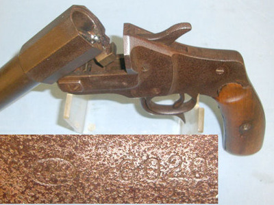 WWI Era German Hebel 27mm Trench Flare/ Signal Pistol By \'Gebr.R\' Gebruder Rempt Suhl. D 1460. 27mm Flare/Very/signal Pistol