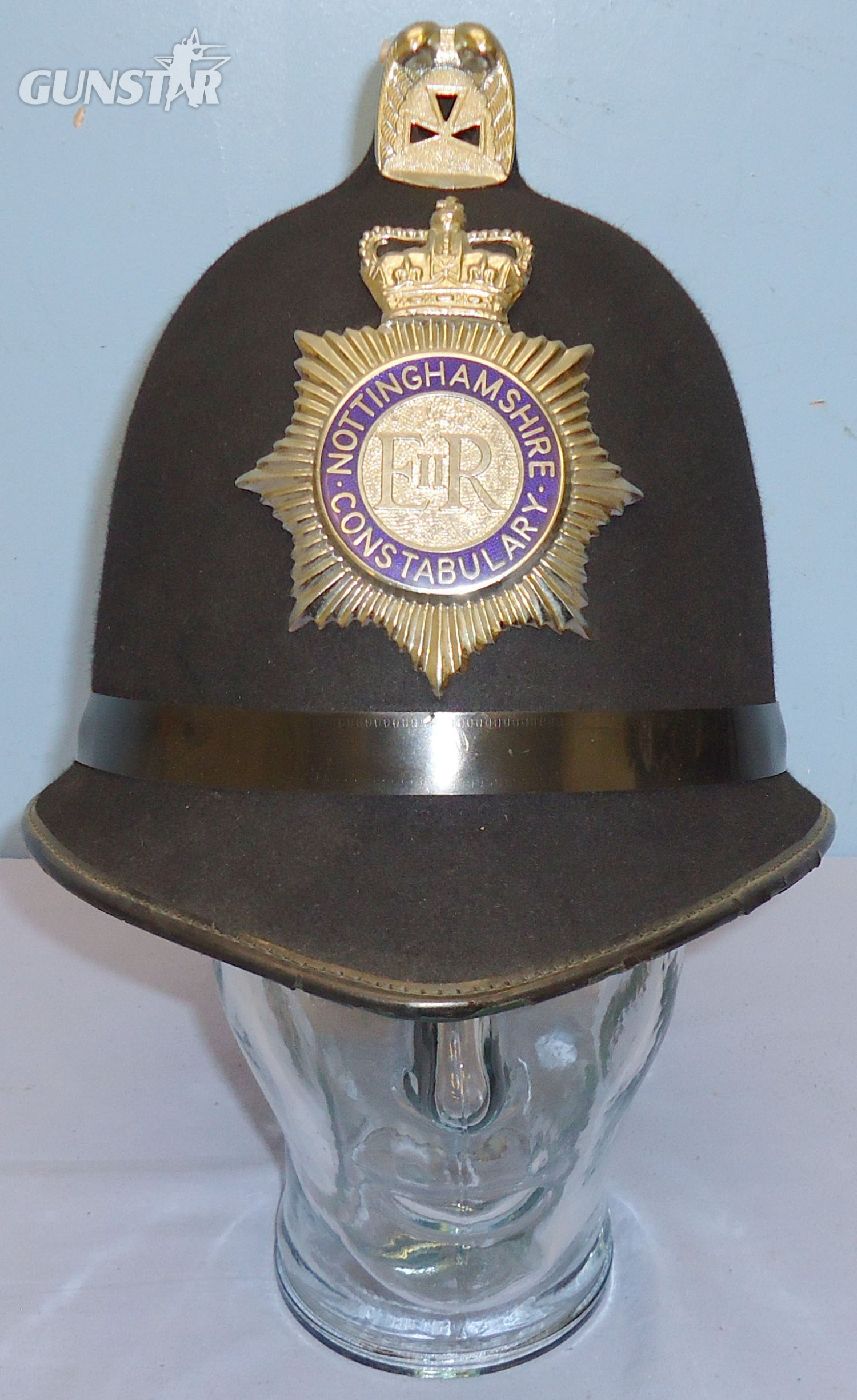 Nottinghamshire Constabulary Police Officers Comb Top Helmet. 21458. Nottinghamshire Constabulary Police Officers Comb Top Helmet. 21458. Antique & Militaria in 