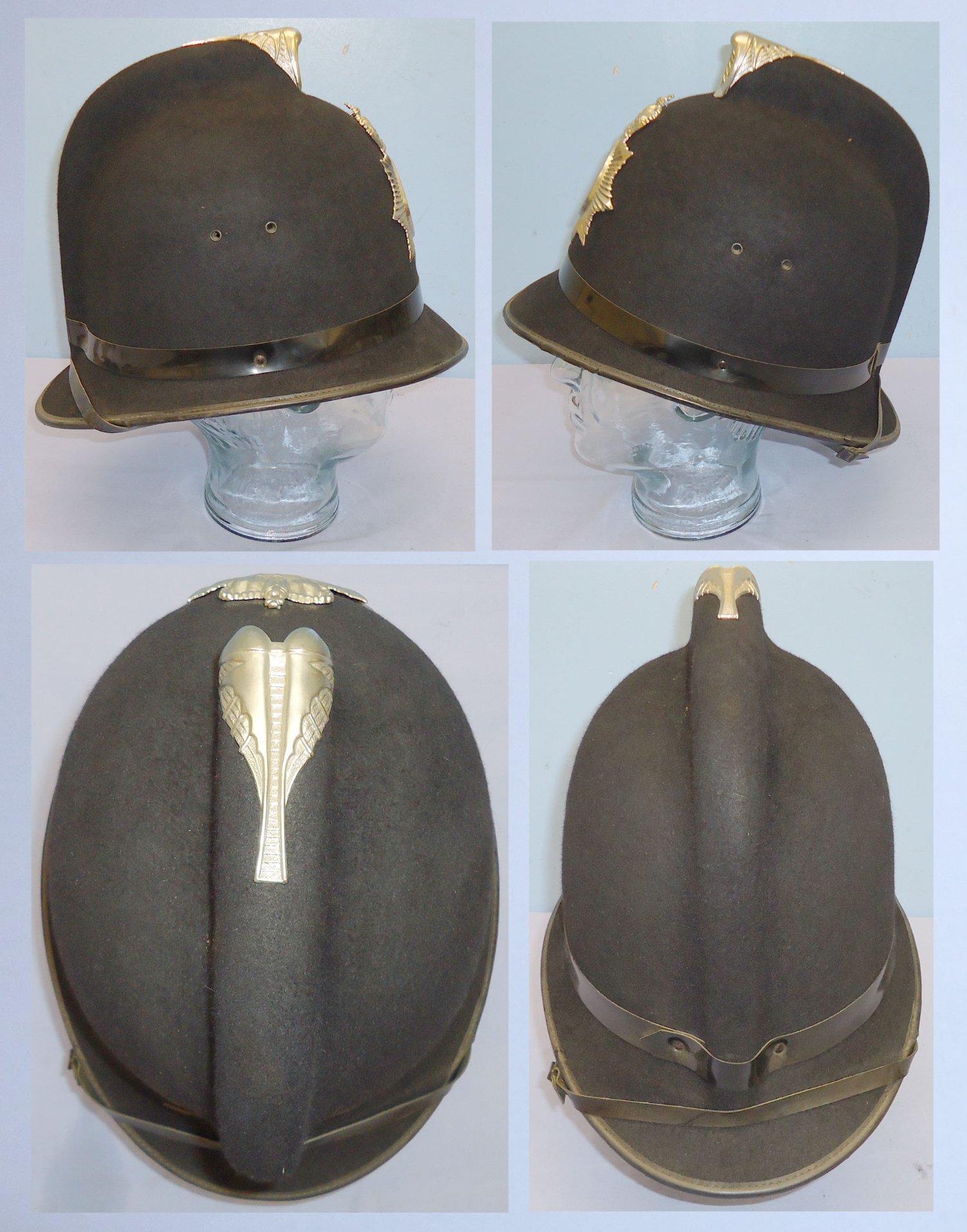 Nottinghamshire Constabulary Police Officers Comb Top Helmet. 21458. Nottinghamshire Constabulary Police Officers Comb Top Helmet. 21458. Antique & Militaria