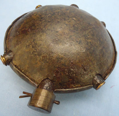  INERT DEACTIVATED. German WW1 Model of 1915 German (Large) Diskushandgranate (di INERT DEACTIVATED. German WW1 Model of 1915 German (Large) Diskushandgranate (di Antique & Militaria