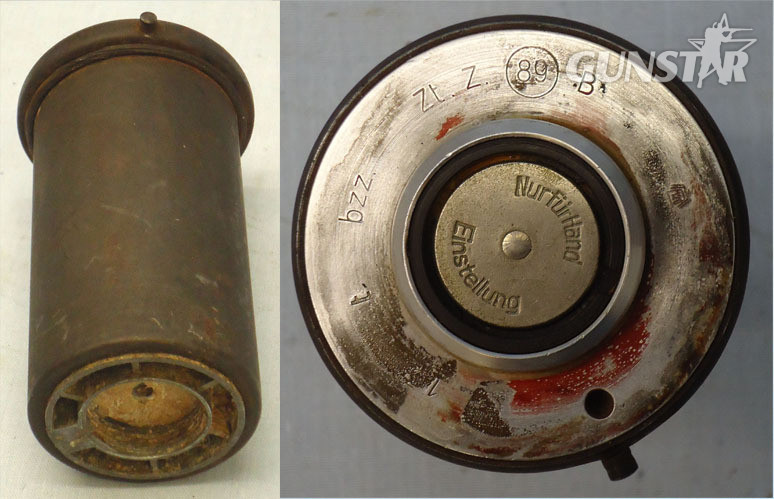 INERT DEACTIVATED, WW2, German No89B Bomb Fuse And Bakelite Transit Container. - O 1695 INERT DEACTIVATED, WW2, German No89B Bomb Fuse And Bakelite Transit Container. - O 1695  Other Ammunition in 