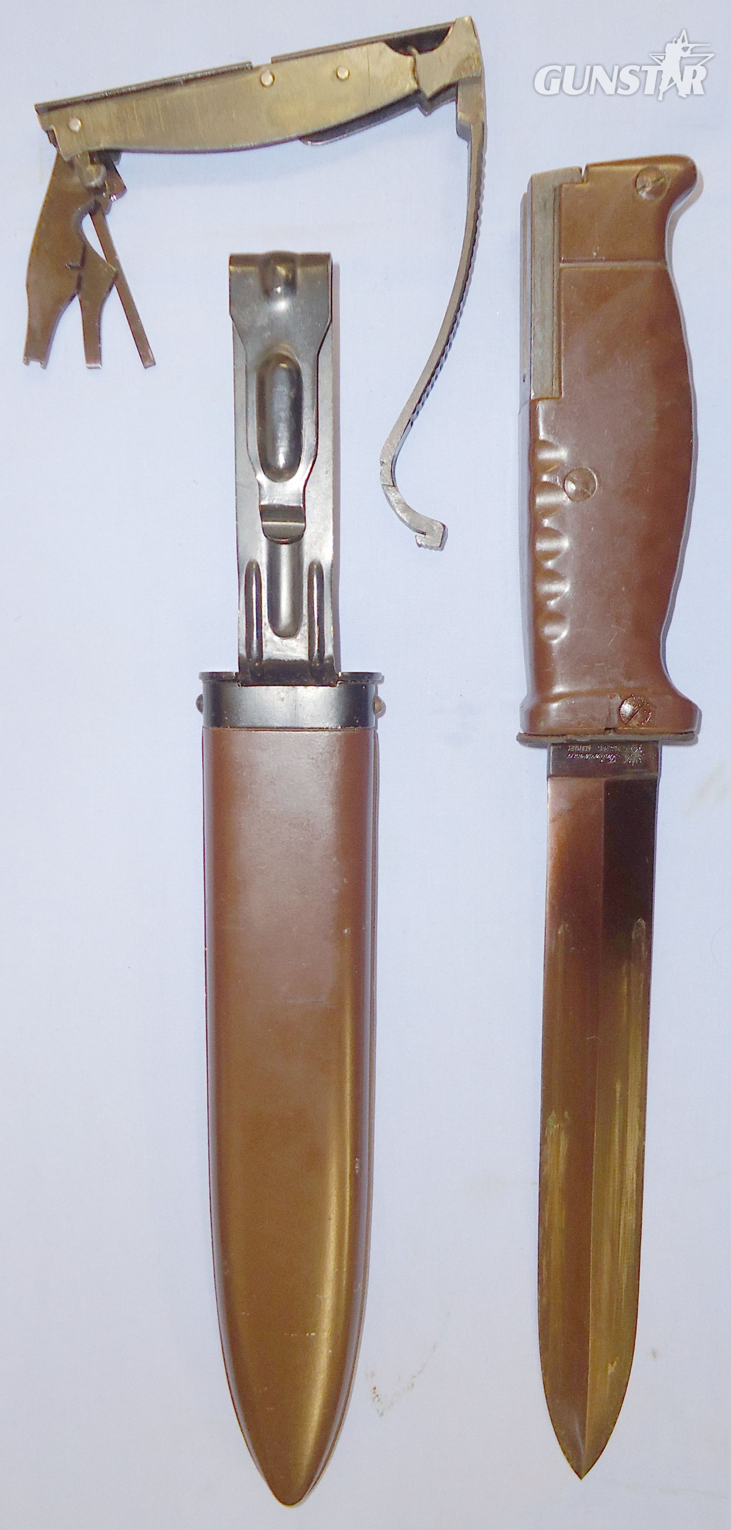  Near Mint & Complete* Sudanese Contract German AR10 Bayonet *And Combination Tool*. 22260. Bayonet