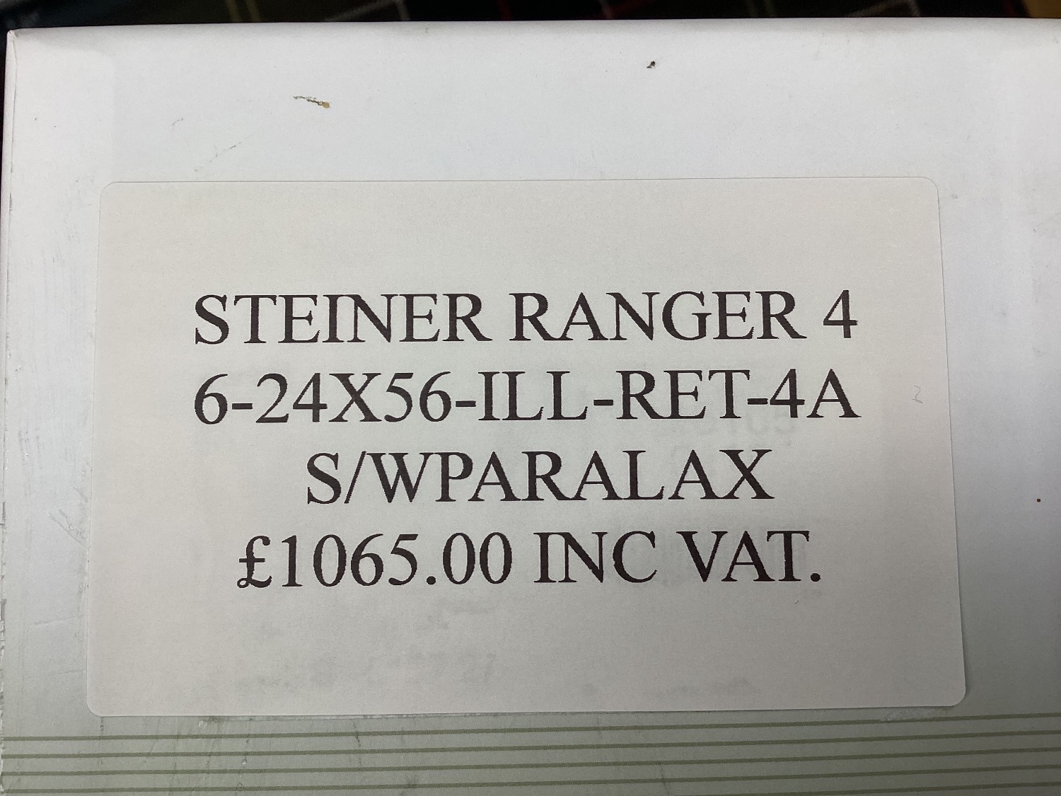 Steiner RANGER 4 6-24X56 ILL S/W-PARALLAX Sight & Optic - {CATEGORY} in 