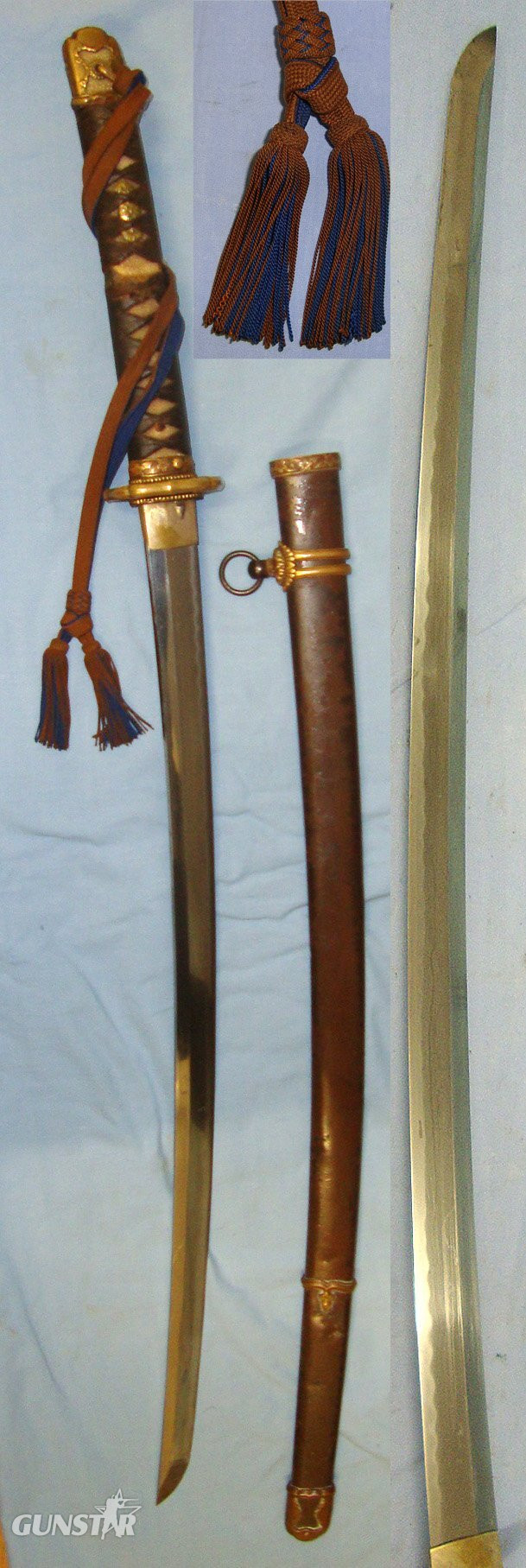  GENDAITO HAND FORGED SPECIAL ORDER BLADE** WW2 Era Japanese Army Officer’s Type 98 Shin Gunto Sword Lay Priest Smith Signed ‘Ishi Hara Nyu Do Kane Tada Kitau’ Rank Tassel, Scabbard & Expert Assessment. Sn 23174:33 Sword