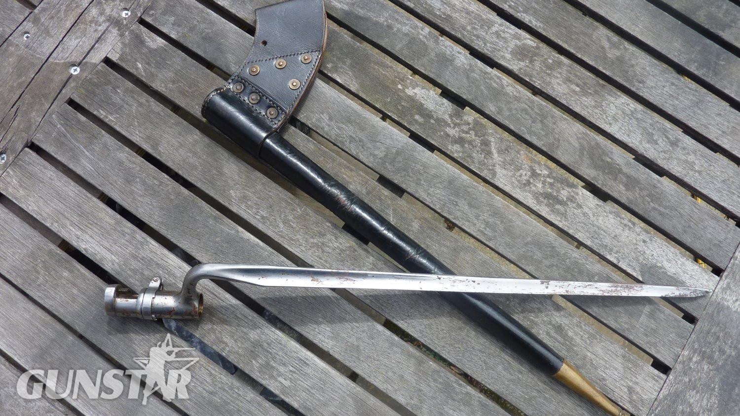  US Civil War Springfield rifle socket Bayonet