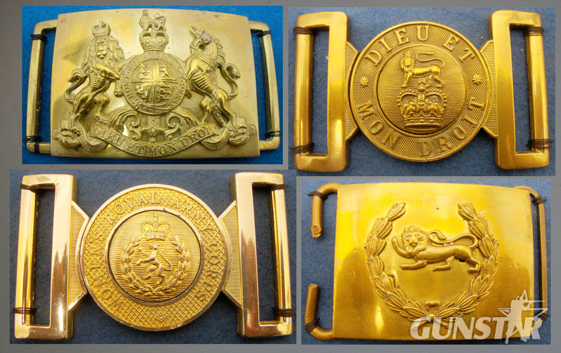 Four Mounted and Framed British Army Parade Buckles. PI 132. Four Mounted and Framed British Army Parade Buckles. PI 132. Other Accessory