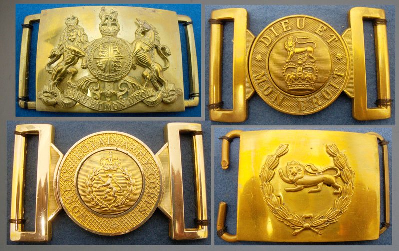 Four Mounted and Framed British Army Parade Buckles. PI 132. Four Mounted and Framed British Army Parade Buckles. PI 132. Other Accessory