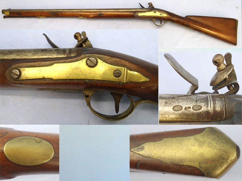 P. Bond (London) Napoleonic War Period**. Scarce, British Officers .75” Bore, 28 inch Barrel, Pattern 1796 Harcotts Heavy Dragoon Flintlock Carbine by P.Bond of London. Sn - 21851:7 Muzzleloader .75 Cal Muzzleloader Rifle