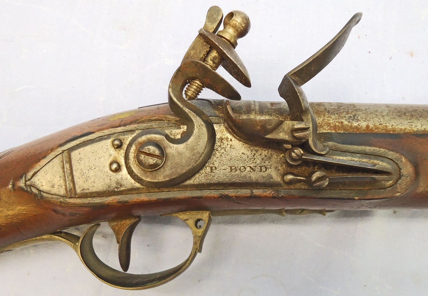 P. Bond (London) Napoleonic War Period**. Scarce, British Officers .75” Bore, 28 inch Barrel, Pattern 1796 Harcotts Heavy Dragoon Flintlock Carbine by P.Bond of London. Sn - 21851:7 Muzzleloader .75 Cal Muzzleloader Rifle 