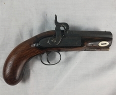 C1830-50 Rare London Made Musket Bore Manstopper Pistol None Muzzleloader
