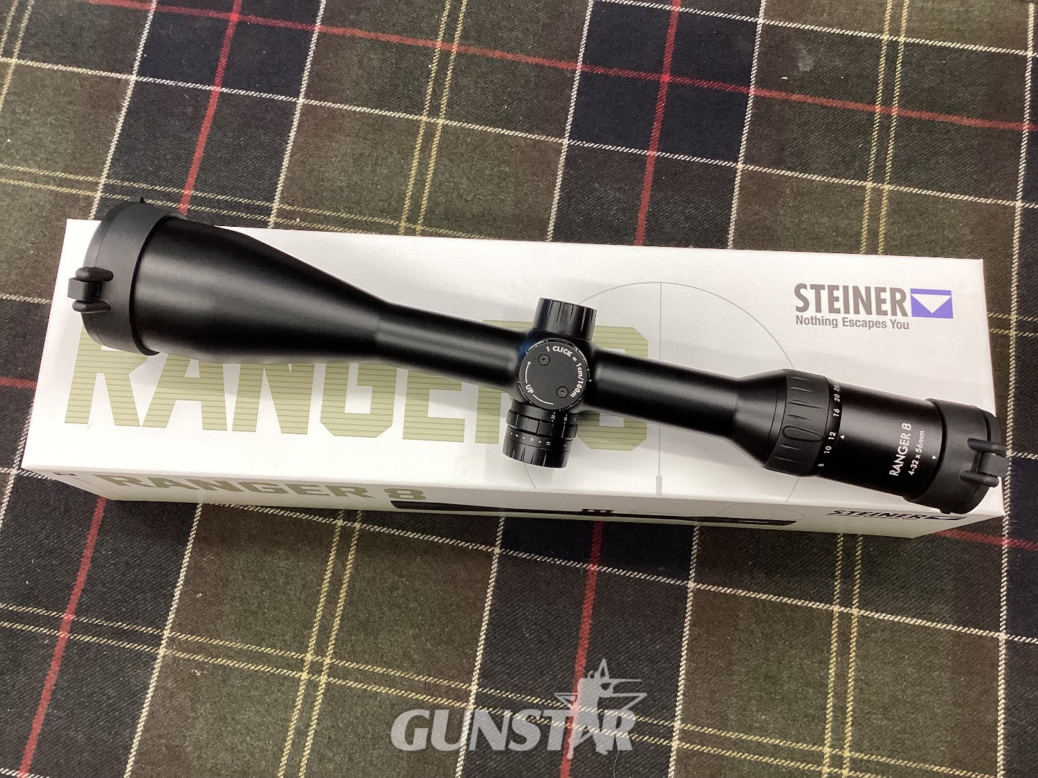  Steiner RANGER 8 4-32X56 BALLISTIC TURRET (NEW). Sight & Optic