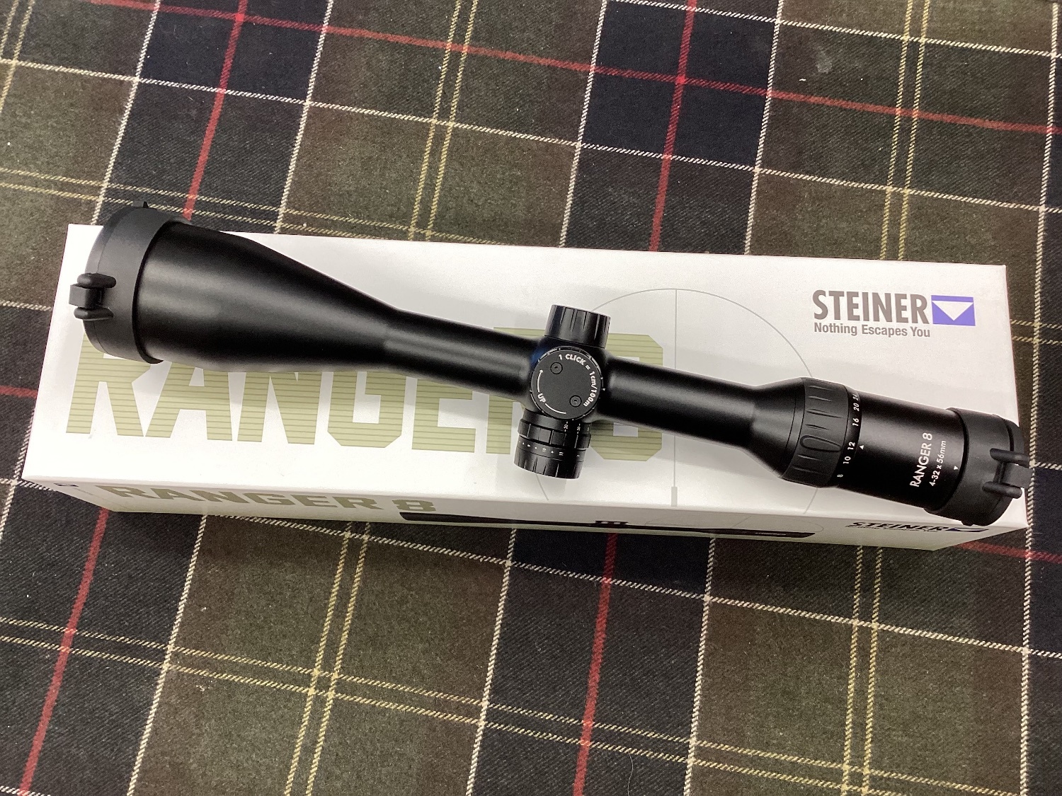  Steiner RANGER 8 4-32X56 BALLISTIC TURRET (NEW). Sight & Optic