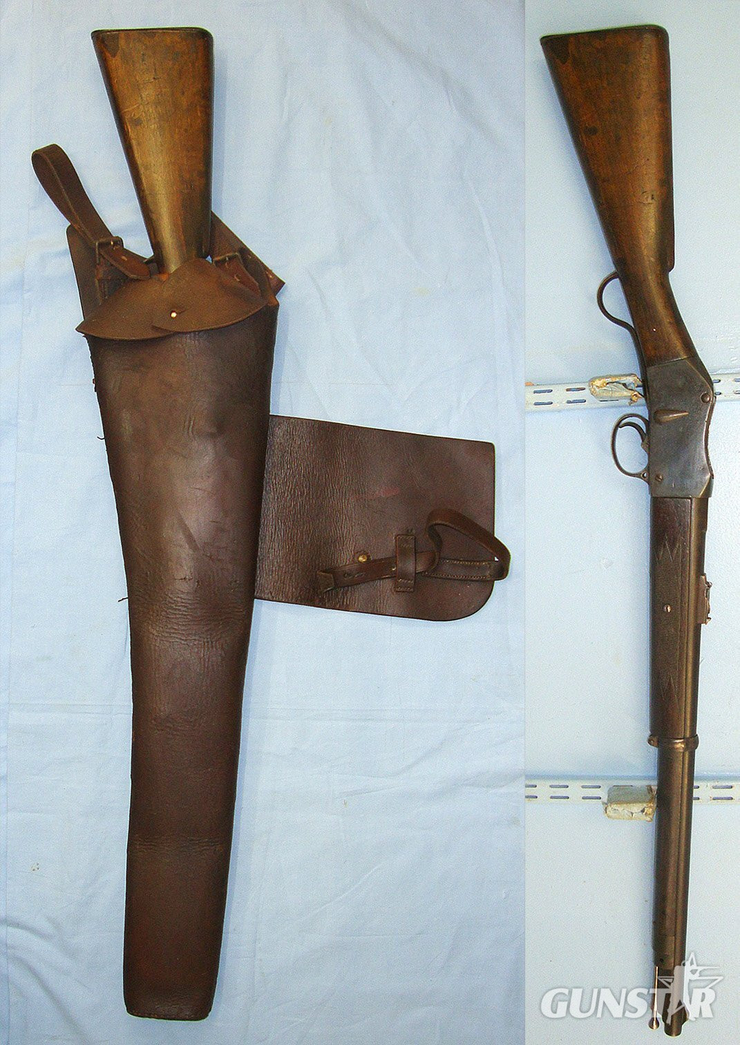 ORIGINAL**Boer War Era British Cavalry Leather Saddle 'Bucket / Boot' Holster  For Martini Henry Cavalry Carbines. Sn 23520 Care & Storage in 