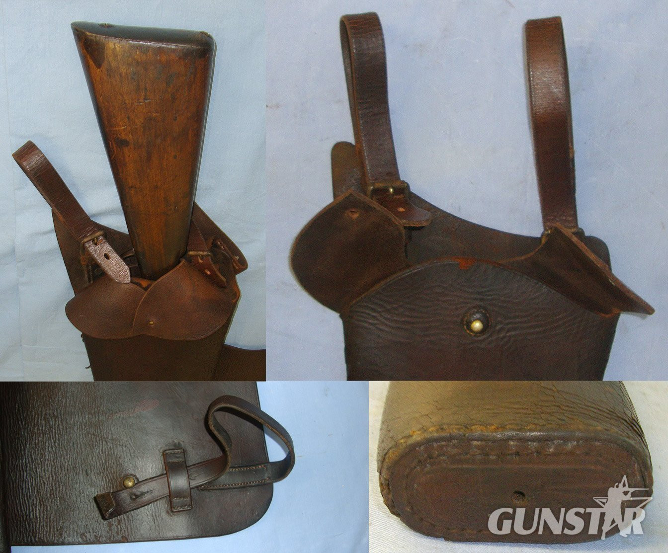 ORIGINAL**Boer War Era British Cavalry Leather Saddle 'Bucket / Boot' Holster  For Martini Henry Cavalry Carbines. Sn 23520 Care & Storage