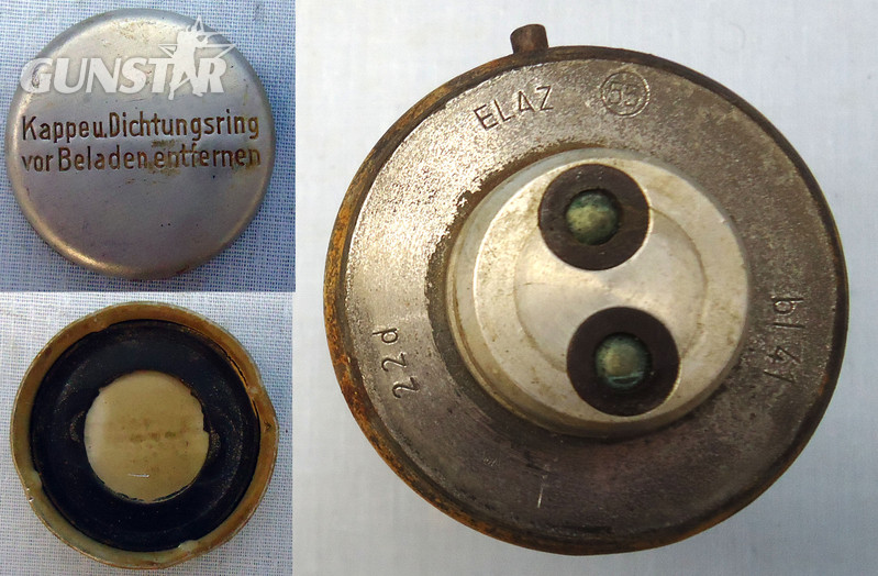 INERT DEACTIVATED, WW2, 1941 Dated German No 55 Bomb Fuse And Bakelite Transit Container. - O 1693 INERT DEACTIVATED, WW2, 1941 Dated German No 55 Bomb Fuse And Bakelite Transit Container. - O 1693  Other Ammunition in 