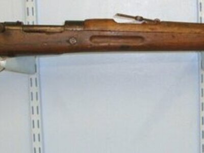 Mauser Bolt Action Rifle, WW2 Model 1941 Bolo Bayonet & Scabbard**EARLY UK 1993 DEACTIVATION CERTIFICATED**D 5971 Bolt Action None Rifle