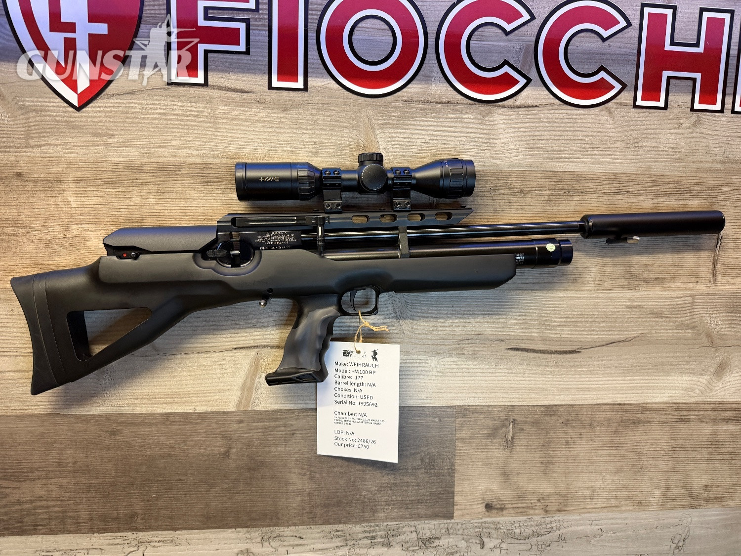 Weihrauch HW100 BP .177 in 