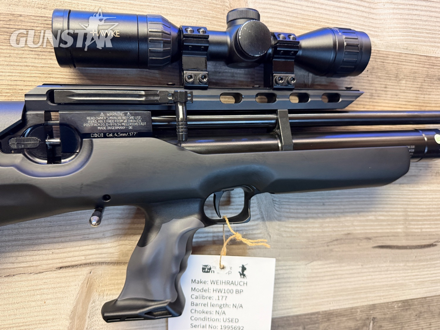  Weihrauch HW100 BP .177