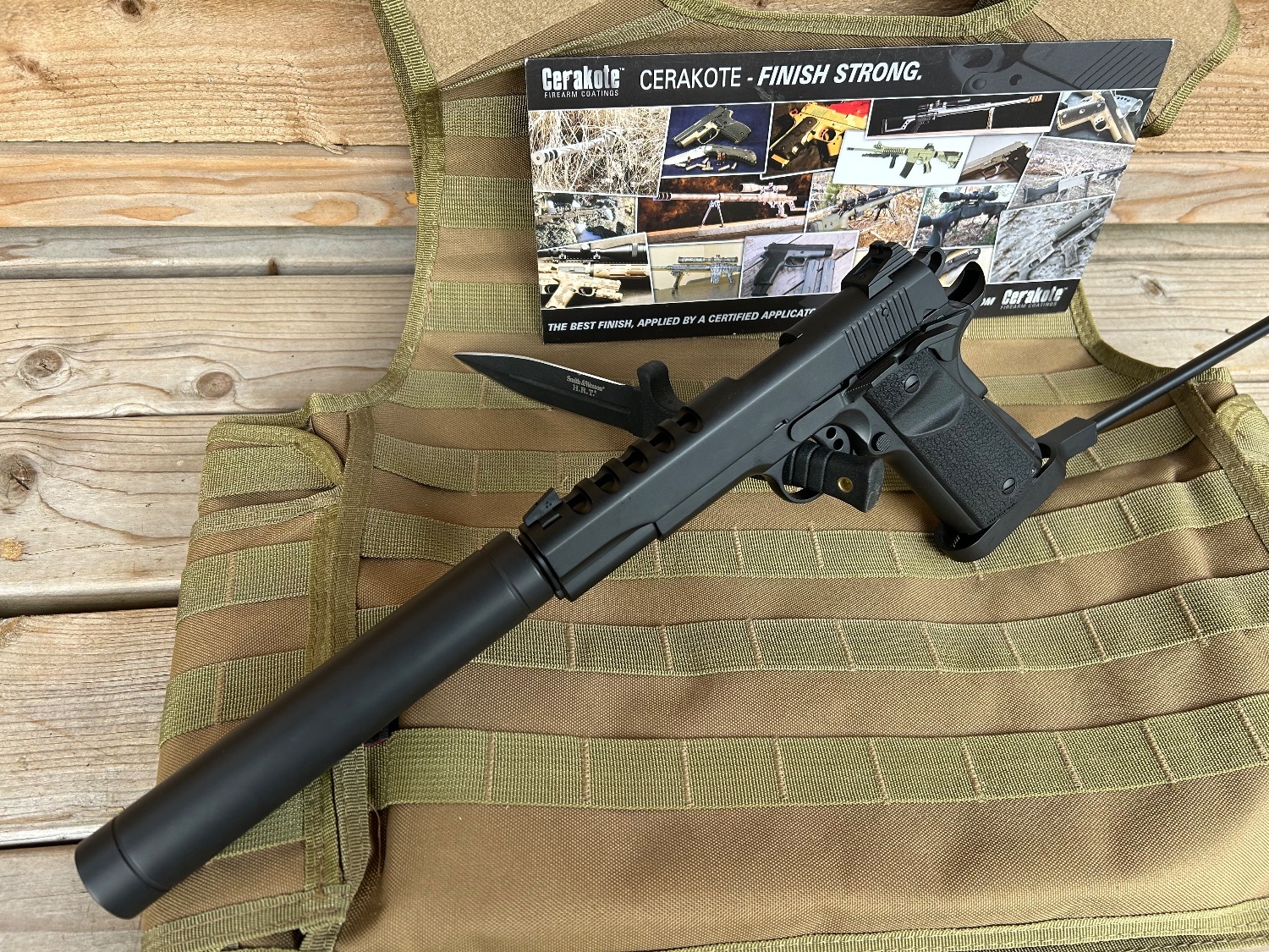 TPR tactical custom 1911 vented Tpr raven 1911 .22 lr custom vented  .22 Long Barrel - {CATEGORY}