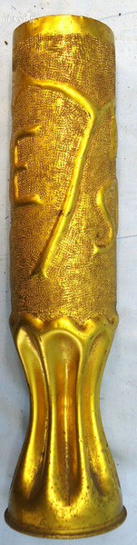 Trench Art Brass Shell Case Commeration SOMME 1918. Trench Art Brass Shell Case Commeration SOMME 1918. Other Accessory in 