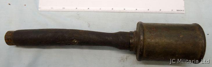 DEACTIVATED INERT. Rare German First Type ‘Fused Stick Grenade Model 1916’ Stiel DEACTIVATED INERT. Rare German First Type ‘Fused Stick Grenade Model 1916’ Stiel Antique & Militaria