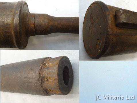  DEACTIVATED INERT. Rare German First Type ‘Fused Stick Grenade Model 1916’ Stiel DEACTIVATED INERT. Rare German First Type ‘Fused Stick Grenade Model 1916’ Stiel Antique & Militaria