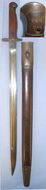 WW1 1915 British WD Sanderson Sheffield 1907 Pattern Bayonet Regiment Marked ‘T 2LS’ T0 The 2nd Territorial Battalion London Scottish Regiment & Matching 1915 Dated WD Scabbard. BAYO 443 Bayonet